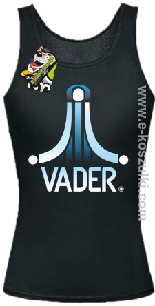 VADER STAR ATARI STYLE - top damski czarny
