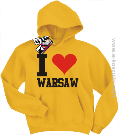 I love Warsaw - bluza dziecięca