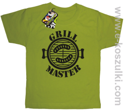 Grill Master - koszulka dziecięca kiwi
