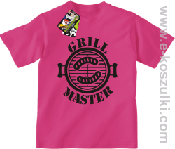 Grill Master - koszulka dziecięca fuchsia

