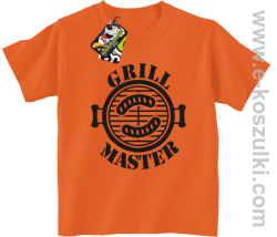 Grill Master - koszulka dziecięca pomarańczowy