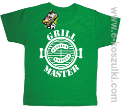 Grill Master - koszulka dziecięca zielony