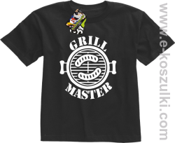 Grill Master - koszulka dziecięca czarny