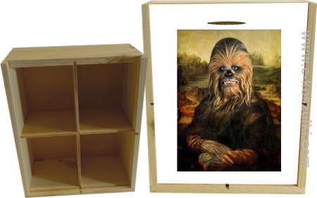 Mona Lisa Chewbacca CZUBAKA - skrzynka ozdobna 