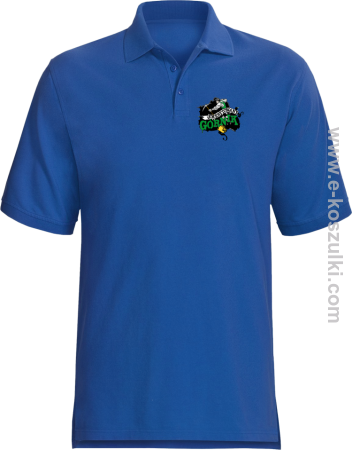 Emerytowany górnik Zielony Górniczy - koszulka polo męska 