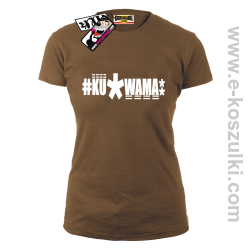 Ku*wama* - koszulka damska - brązowy