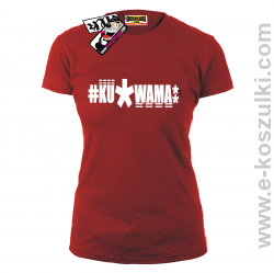 Ku*wama* - koszulka damska - czerwony
