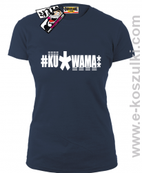 Ku*wama* - koszulka damska - granatowy