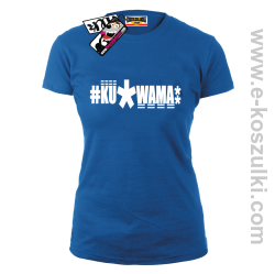 Ku*wama* - koszulka damska - niebieski