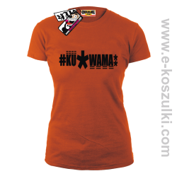 Ku*wama* - koszulka damska - pomarańczowy