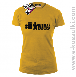 Ku*wama* - koszulka damska - żółty