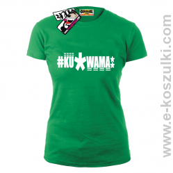 Ku*wama* - koszulka damska - zielony