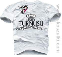 Mister Turnusu Ciechocinek - koszulka męska - biały