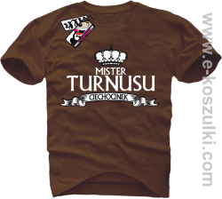 Mister Turnusu Ciechocinek - koszulka męska - brązowy