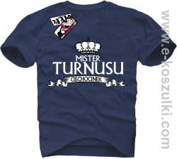 Mister Turnusu Ciechocinek - koszulka męska - granatowy