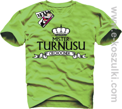 Mister Turnusu Ciechocinek - koszulka męska - kiwi