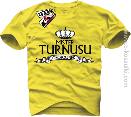 Mister Turnusu Ciechocinek - koszulka męska - żółty