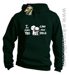 I can always make You smile - bluza z nadrukiem na prezent butelkowa