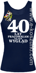 40 lat pracowałam na ten wygląd - Top damski granatowy