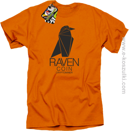 RAVEN Coin CryptoMiner - koszulka męska 