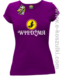 Wiedźma- koszulka damska purple
