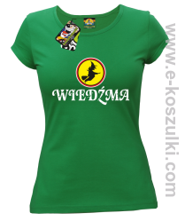 Wiedźma- koszulka damska green