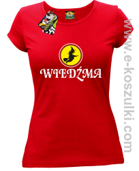 Wiedźma- koszulka damska red
