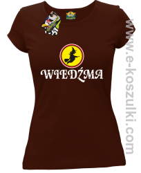 Wiedźma- koszulka damska brown