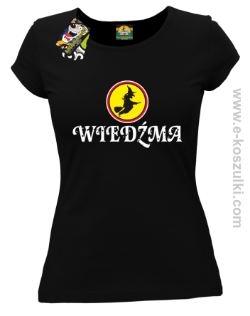 Wiedźma- koszulka damska black