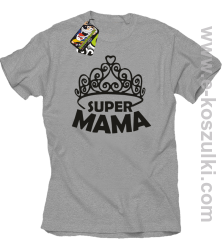 Super Mama korona Miss - koszulka damska STANDARD melanż 
