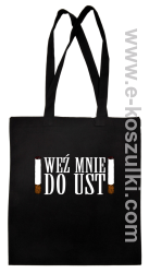 Weź mnie do ust - Eco torba czarny