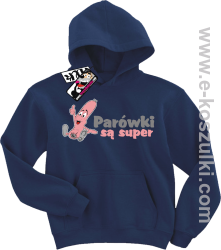 Parówki są super bluza dziecięca - granatowy