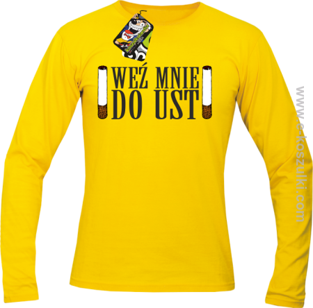 Weź mnie do ust - longsleeve męski