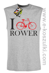 I love rower - bezrękawnik męski melanż
