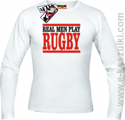 Rugby - longsleeve męski - biały