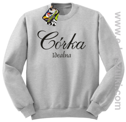 Córka idealna - bluza bez kaptura melanż