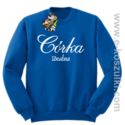 Córka idealna - bluza bez kaptura niebieski