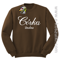 Córka idealna - bluza bez kaptura brązowy