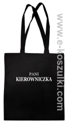 Pani kierowniczka - ECO torba czarny