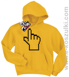Łapka wektorowa bluza dziecięca - żółty