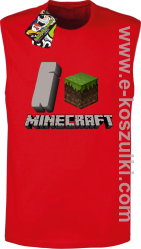 I love Minecraft - bezrękawnik męski czerwony