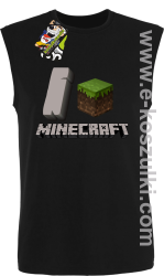 I love Minecraft - bezrękawnik męski czarny