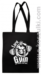 LORD Gym Stop wishing Start Doing - torba eko czarna