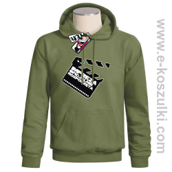Impreza oficjalnie rozpoczęta - bluza męska z kapturem - khaki