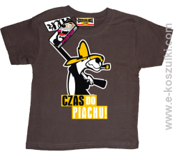 Czas do piachu koszulka dziecięca - brązowy