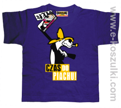 Czas do piachu koszulka dziecięca - fioletowy