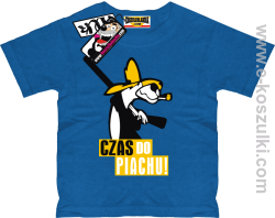 Czas do piachu koszulka dziecięca - niebieski