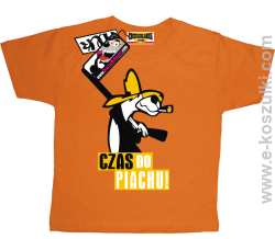 Czas do piachu koszulka dziecięca - pomarańczowy