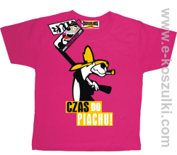 Czas do piachu koszulka dziecięca - różowy