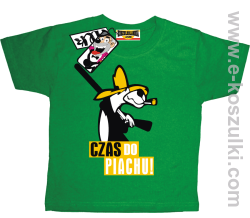 Czas do piachu koszulka dziecięca - zielony